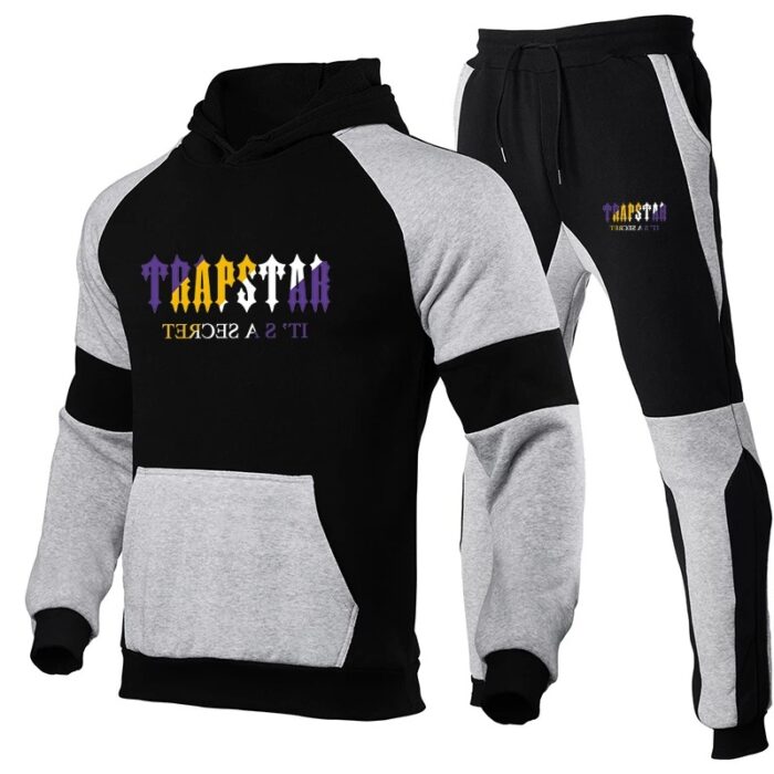 New TRAPSTAR Men's High Quality Hooded Tracksuit 2022