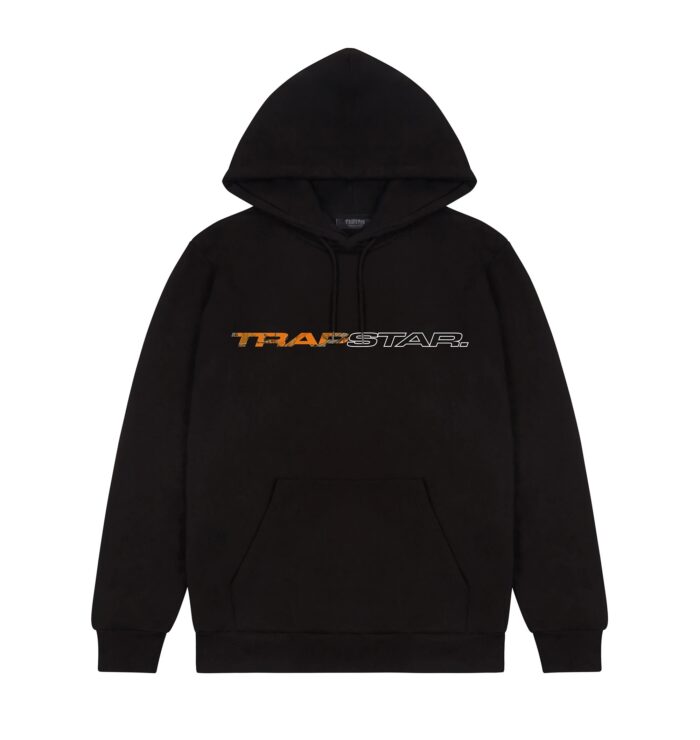 Trapstar Full Speed Camo Hoodie - A black hoodie with a Full Speed Camo design.