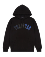 Trapstar Irongate Barbed Wire Hoodie - Black/Blue