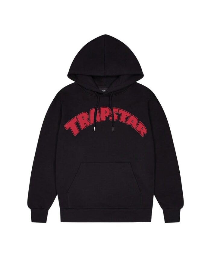 Trapstar Makin' Dough Hoodie - Black/red are available in Trapstar Official Store. Trendy designs, Fastest delivery fast and secure shipping. Hurry up!