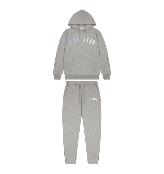 Irongate Arch Chenille Hoodie Tracksuit - Grey Ice