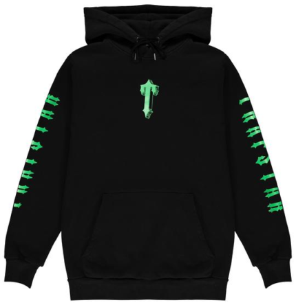 "Trapstar Banners Hoodie - A streetwear-inspired hoodie featuring bold banner graphics."