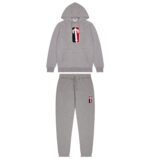 Trapstar Trap League Chenille Hoodie Tracksuit - Grey