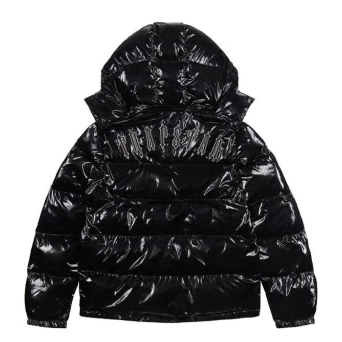 Trapstar Shiny Black Irongate Jacket Detachable Hood